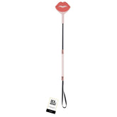 Sex & Mischief Peaches n CreaMe Kiss Crop - Peach Lip Tipped Crop Whip