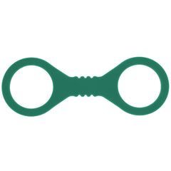 Sex & Mischief Indica Small Silicone Cuffs - Green Small Restraints