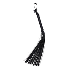 S&M Shadow Chain Flogger - Black Flogger Whip