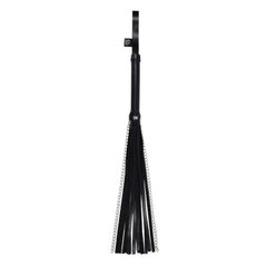 S&M Shadow Chain Flogger - Black Flogger Whip