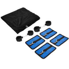 SPORTSHEETS The Sportsheet - Black QUEEN Size with Integrated Cuffs