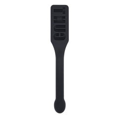 EDGE CUNT Silicone Paddle - Black Silicone Paddle with Insertable Handle