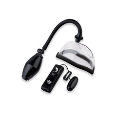Size Up Vibrating Pussy Pump - Clear Vibrating Vagina Pump