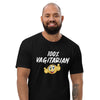 Men's T-Shirt - 100% VAGITARIAN in Black