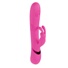 VIVE Mimi - 25 cm USB Rechargeable Vibrating & Tapping Rabbit Vibrator