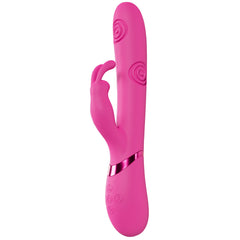 VIVE Mimi - 25 cm USB Rechargeable Vibrating & Tapping Rabbit Vibrator