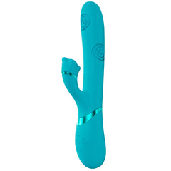 VIVE Fiore - 25 cm USB Rechargeable Tapping Rabbit Vibrator