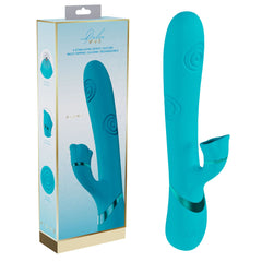 VIVE Fiore - 25 cm USB Rechargeable Tapping Rabbit Vibrator