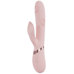 VIVE Fronda - 25 cm USB Rechargeable Tapping Rabbit Vibrator