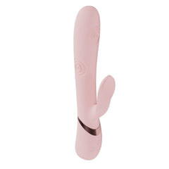 VIVE Fronda - 25 cm USB Rechargeable Tapping Rabbit Vibrator