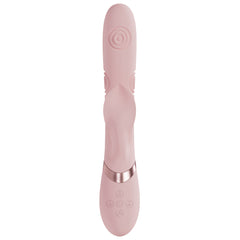 VIVE Fronda - 25 cm USB Rechargeable Tapping Rabbit Vibrator