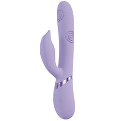 VIVE Pallina - 25 cm USB Rechargeable Tapping Rabbit Vibrator