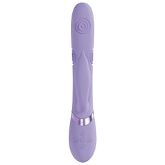 VIVE Pallina - 25 cm USB Rechargeable Tapping Rabbit Vibrator