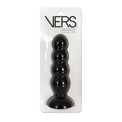 VERS Liquid Silicone Suction Anal Plug with Weighted Steel Balls