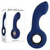 Zero Tolerance THE REACH Vibrating Anal Plug - Blue