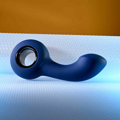 Zero Tolerance THE REACH Vibrating Anal Plug - Blue