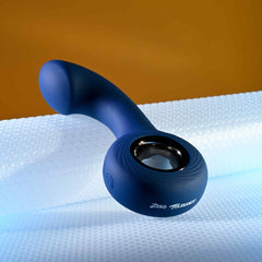 Zero Tolerance THE REACH Vibrating Anal Plug - Blue