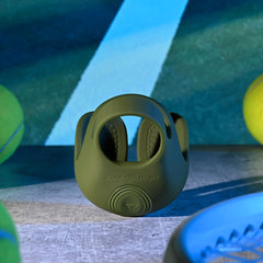 Zero Tolerance NUTTY BUDDY - Olive USB Rechargeable Vibrating Cock & Balls Ring