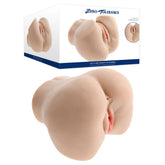 Zero Tolerance LETS GET READY TO RUMBLE - Flesh USB Rechargeable Vibrating Doggy Style Torso Masturbator
