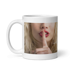 Glossy White Coffee Mug - Shhh... Girl