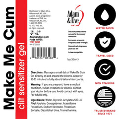 Adam & Eve Make Me Cum Clit Sensitiser Gel for Women - 30 ml Bottle