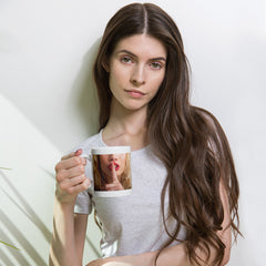 Glossy White Coffee Mug - Shhh... Girl