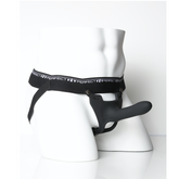 Zoro 6.5 inch Black Pegging Strap On with waistband