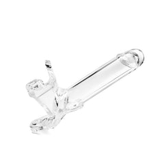 Zoro Knight 6in Clear Pegging strap on with waistband