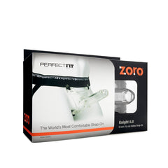 Zoro Knight 6in Clear Pegging strap on with waistband