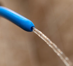 Locker Room Enema Hose - Blue Small 15cm