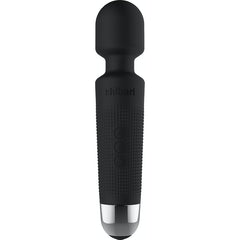 Shibari Mini Halo Wireless Massage Wand with 20 Vibration Patterns - Black