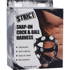 Snap-On Cock And Ball Harness by Strict