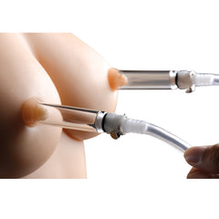 Nipple Pumping System with Dual Cylinders