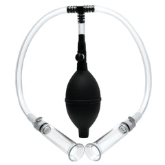 Nipple Pumping System with Dual Cylinders