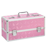 Lockable Large Vibrator Case - Pink