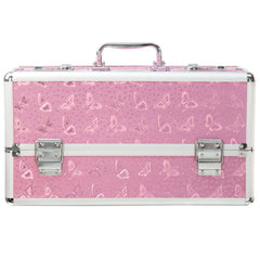 Lockable Large Vibrator Case - Pink