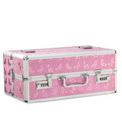 Lockable Large Vibrator Case - Pink