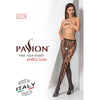 Lace Stockings Open Side S008 BLK - One Size