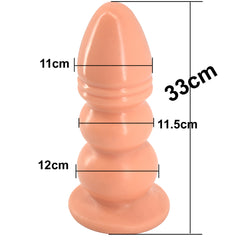 Huge Anal Plug - Flesh 33cm