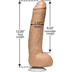 John Holmes 30cm Realistic Cock - Vanilla