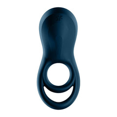 Satisfyer Epic Duo - Navy USB Rechargeable Cock & Balls Ring with App Control