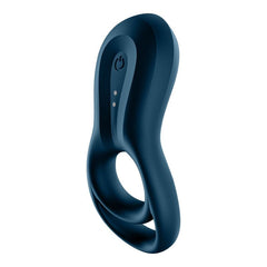 Satisfyer Epic Duo - Navy USB Rechargeable Cock & Balls Ring with App Control