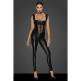 Power Wetlook Overall w Tulle Panel - 3 sizes