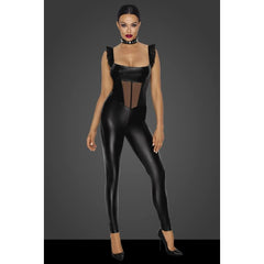 Power Wetlook Overall w Tulle Panel - 3 sizes