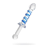 Sexus Glass Dildo Probe with Handle 23cm
