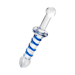 Sexus Glass Dildo Probe with Handle 23cm