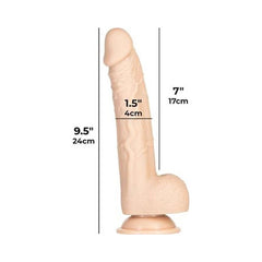 Tristan 9″ Dong w Bullet Beige