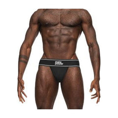 Male Power Modal Rib Jock Black - 2 sizes