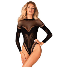 Open Back Teddy B135 - One Size Black