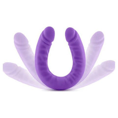 Ruse Silicone Slim 45cm Double Dong Purple